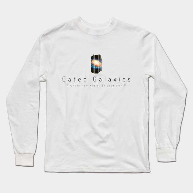 Gated Galaxies Logo (color) Long Sleeve T-Shirt by Oz9